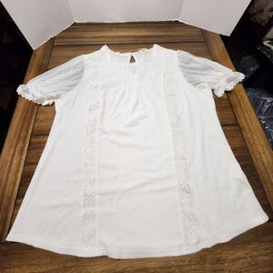 Flower & Feather White 2XL